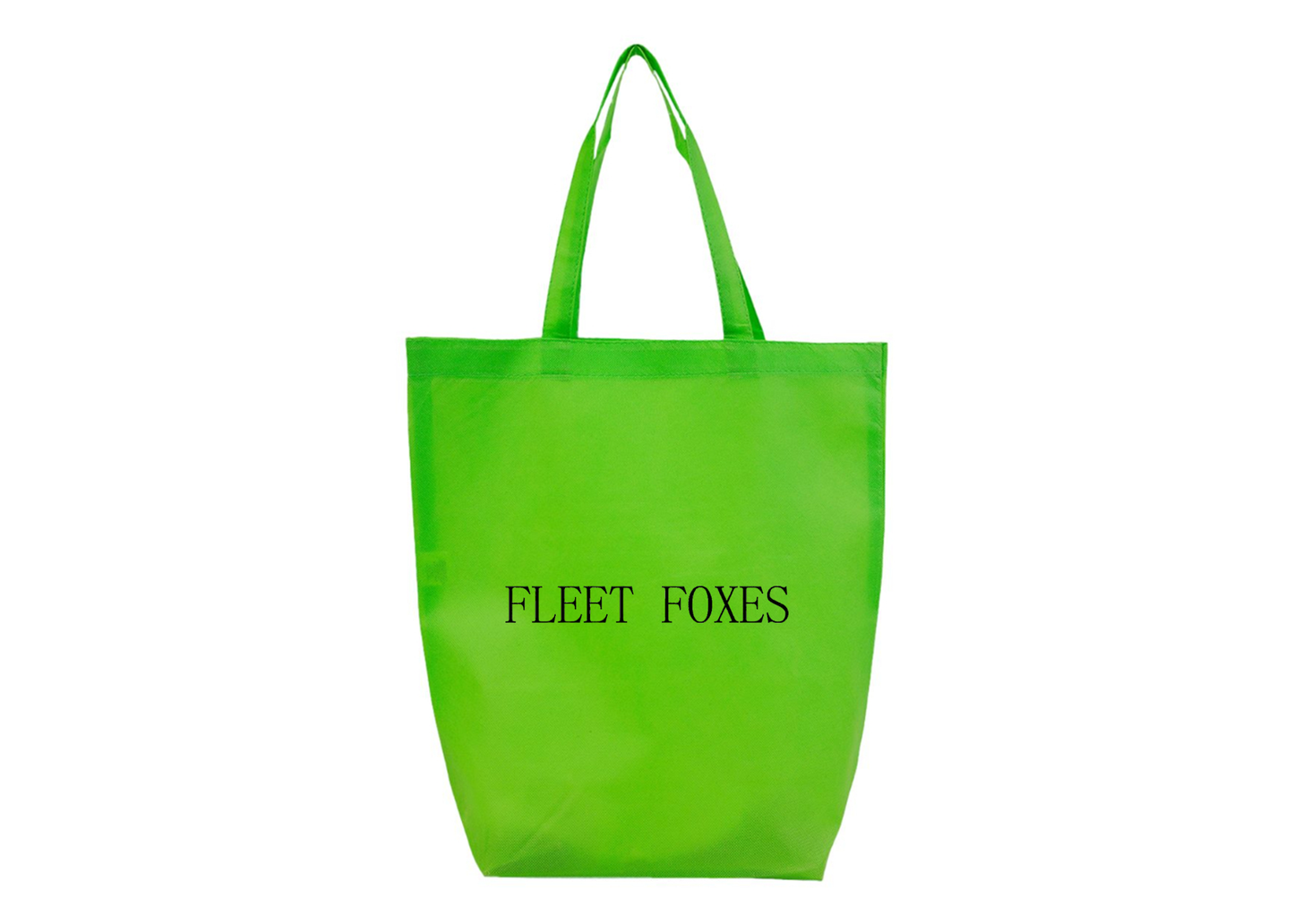 Fleet Foxes Logo Q-Tees Non-Woven Gusset Bottom Tote