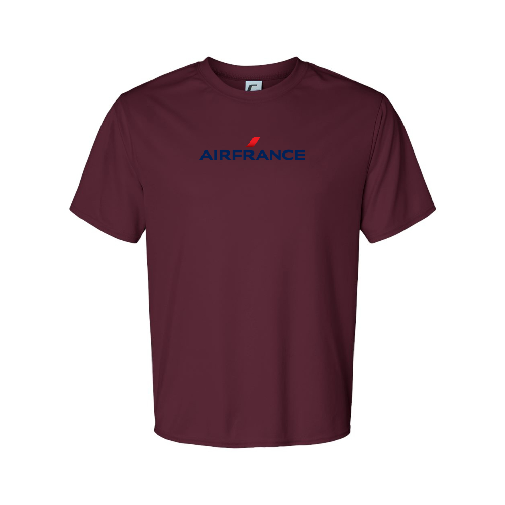 Men's Air France Logo Polyester T-Shirt