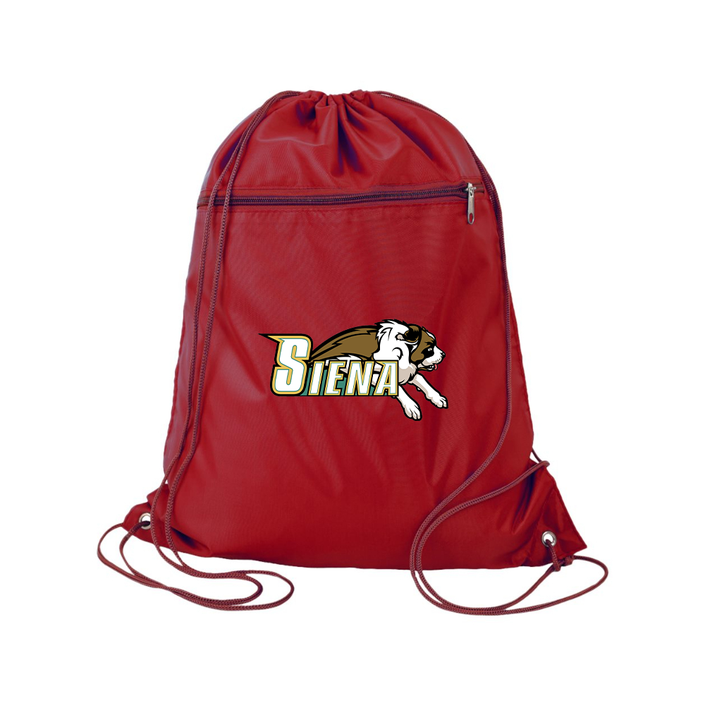 Siena Saints Logo Q-Tees - Polyester Cinchpack