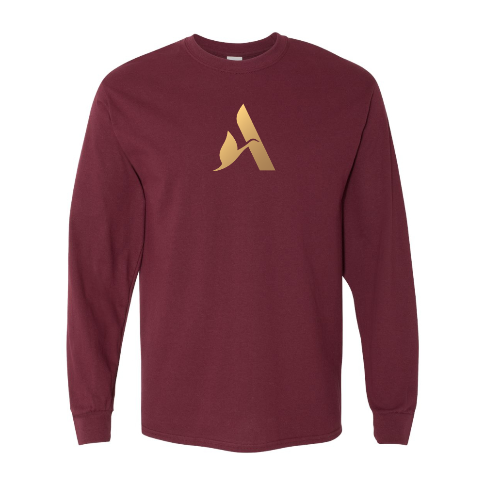 Men's Accor Golden Logo Gildan Heavy Cotton Long Sleeve T-Shirt