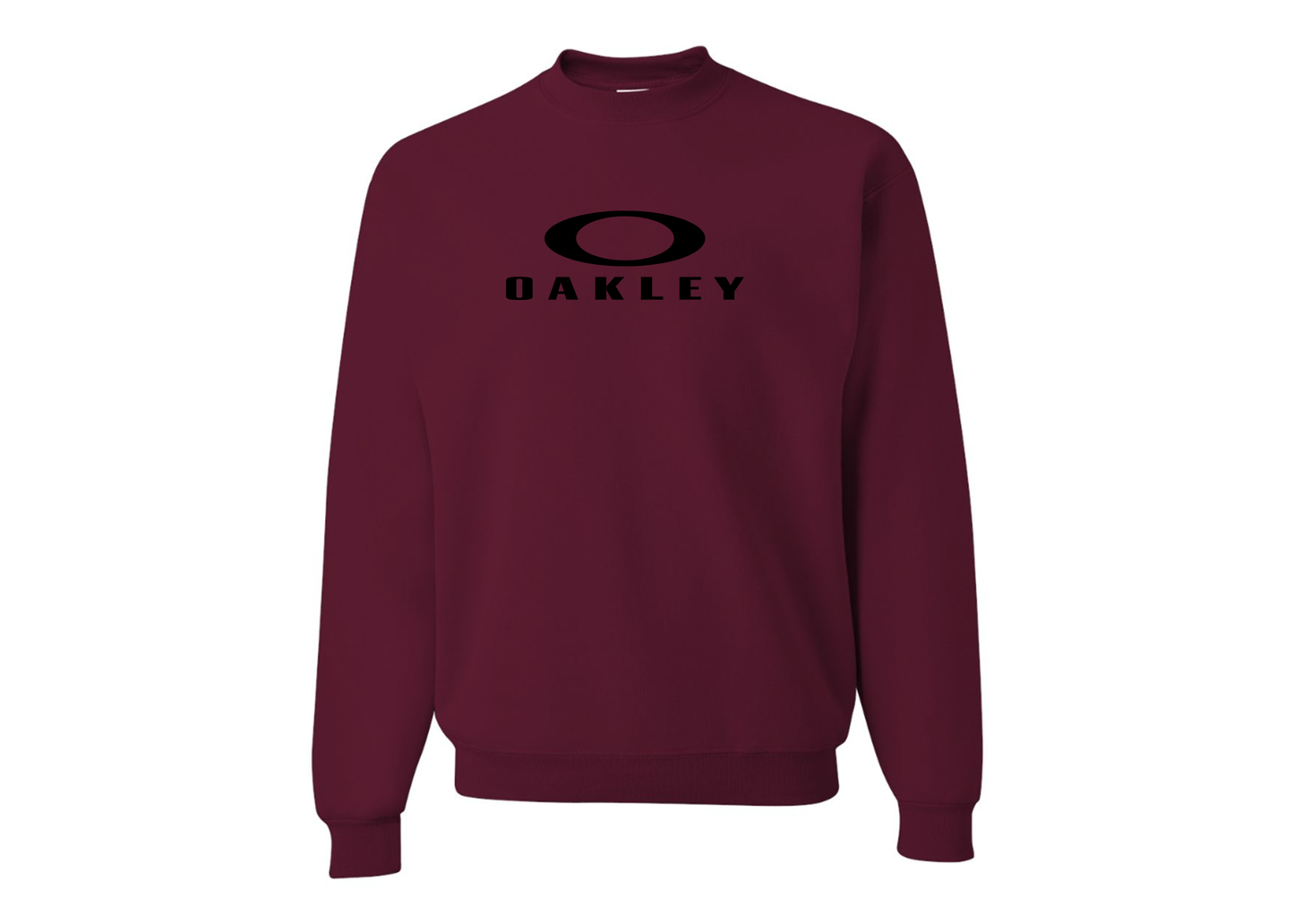 Men's Oakley Logo JERZEES NuBlend Crewneck Sweatshirt