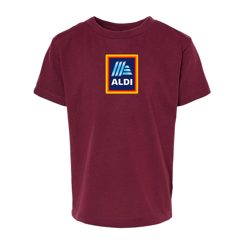 Aldi Logo BELLA  CANVAS Toddler Jersey Tee