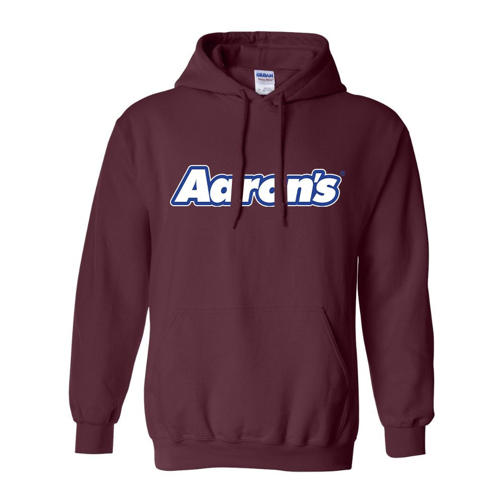 Men's Aaron_s Logo Gildan  Heavy Blend Hooded Sweatshirt