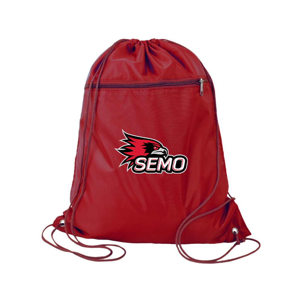 SEMO Redhawks Logo Q-Tees - Polyester Cinchpack