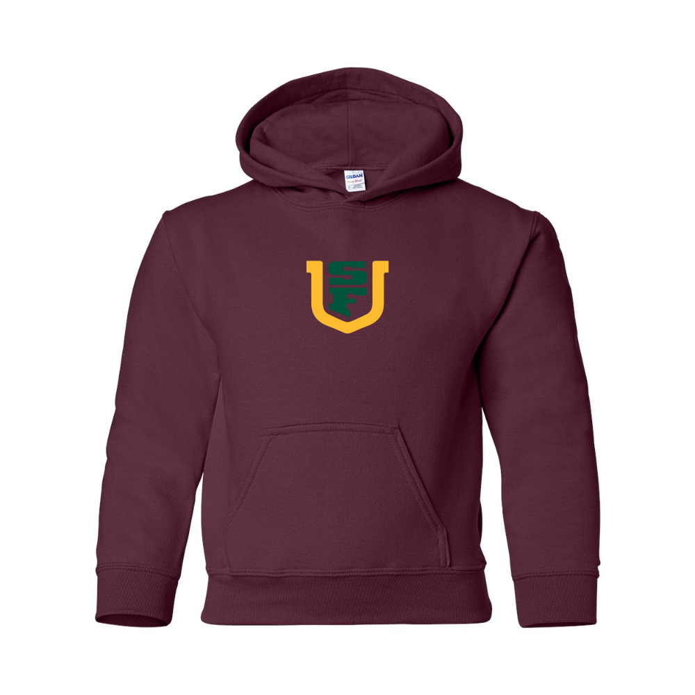 Youth San Francisco Dons Logo Gildan Heavy Blend  Hooded Sweatshirt