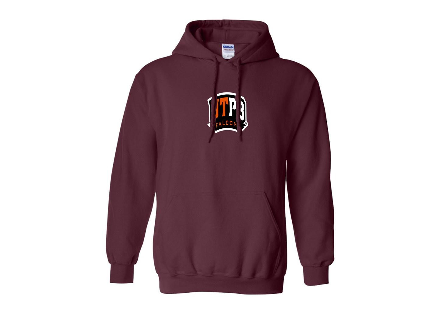 Men's UTPB Falcons Gildan  Heavy Blend Hooded Sweatshirt