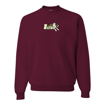 Men's Siena Saints Logo  JERZEES NuBlend Crewneck Sweatshirt