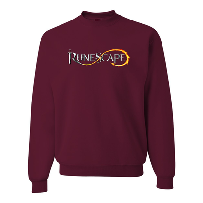 Men's Runescape Logo  JERZEES NuBlend Crewneck Sweatshirt