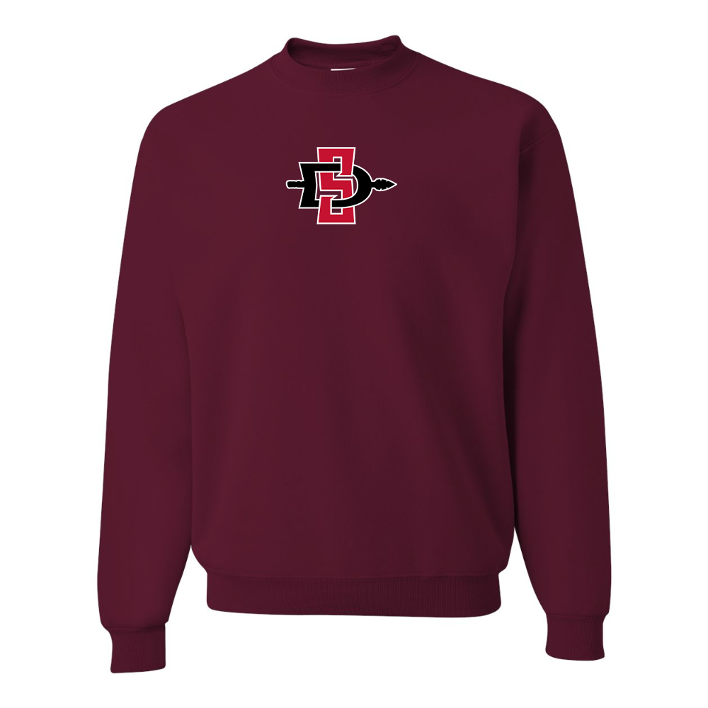Men's San Diego State Aztecs Logo  JERZEES NuBlend Crewneck Sweatshirt