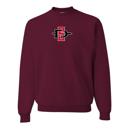 Men's San Diego State Aztecs Logo  JERZEES NuBlend Crewneck Sweatshirt