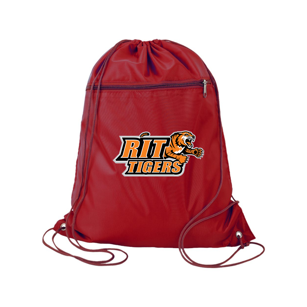 RIT Tigers Logo Q-Tees - Polyester Cinchpack