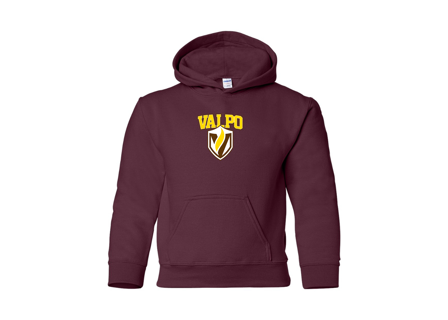 Youth Valparaiso Crusaders Gildan Heavy Blend  Hooded Sweatshirt
