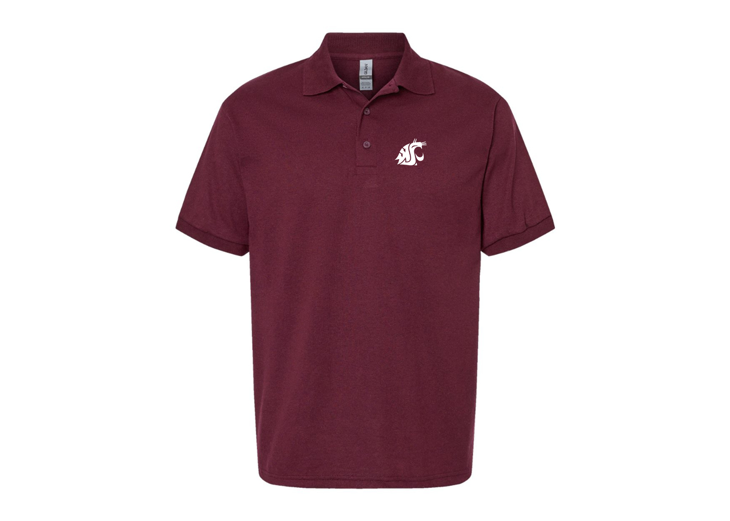 Men's Washington State Cougars Gildan Dry Blend Jersey Polo