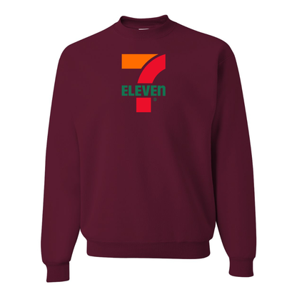 Men's 7 Eleven Logo  JERZEES NuBlend Crewneck Sweatshirt