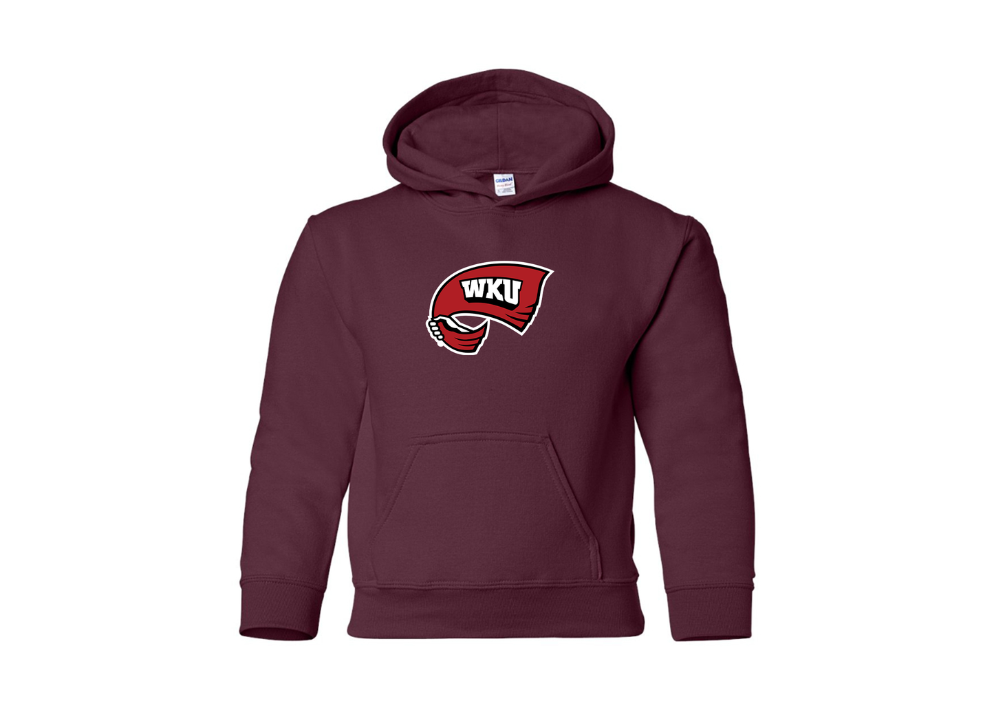 Youth Western Kentucky Hilltoppers Gildan Heavy Blend  Hooded Sweatshirt