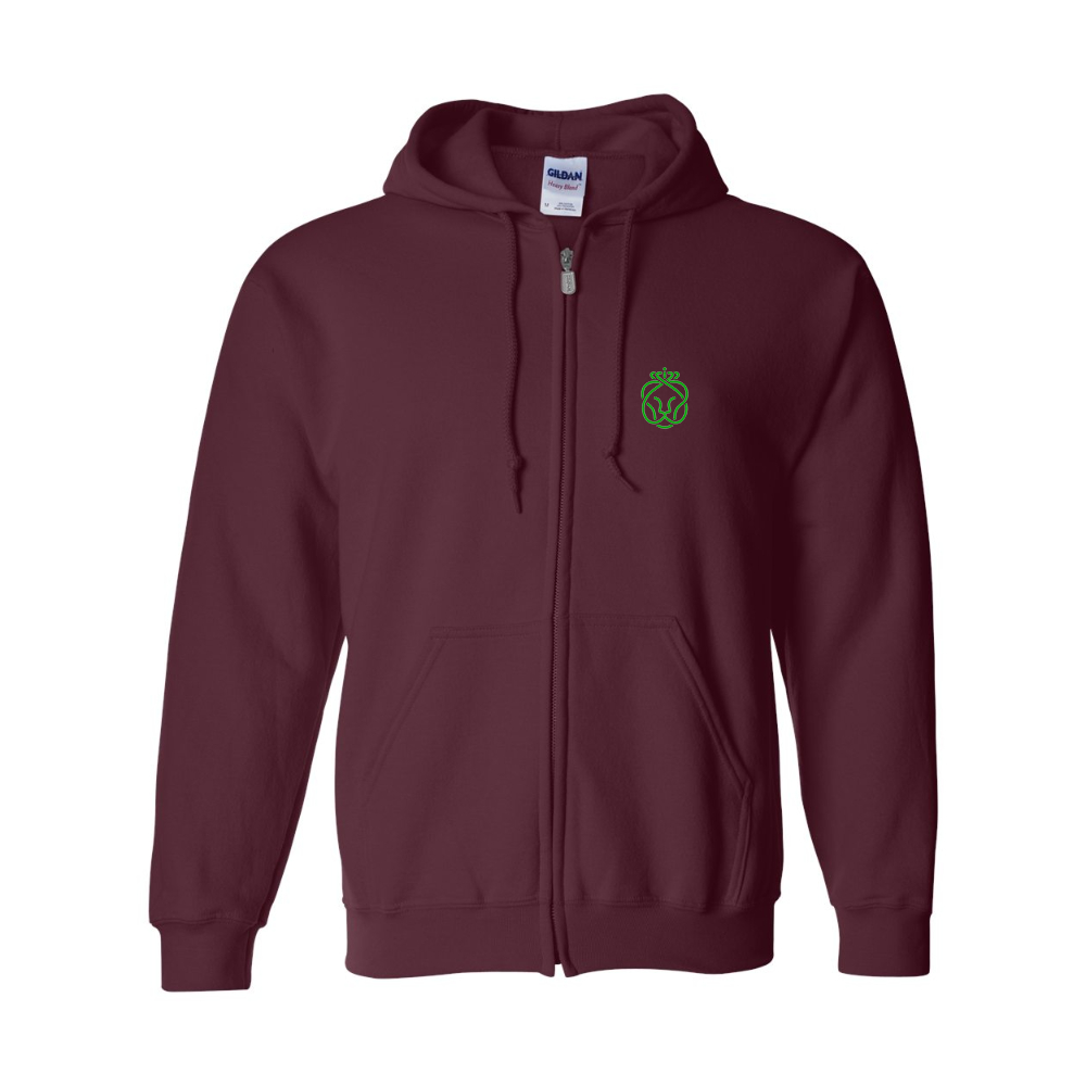 Men's Ahold Delhaize Symbol Gildan  Heavy Blend Full Zip Hooded Sweatshirt