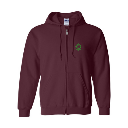 Men's Ahold Delhaize Symbol Gildan  Heavy Blend Full Zip Hooded Sweatshirt