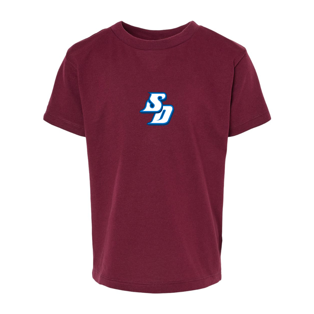 San Diego Toreros Logo BELLA  CANVAS Toddler Jersey Tee