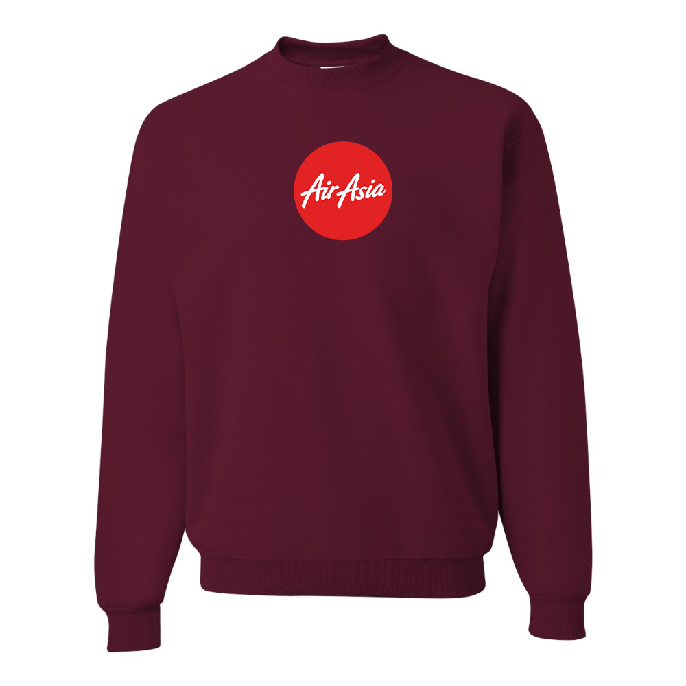 Men's Air Asia Logo  JERZEES NuBlend Crewneck Sweatshirt