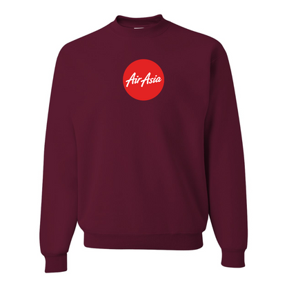 Men's Air Asia Logo  JERZEES NuBlend Crewneck Sweatshirt