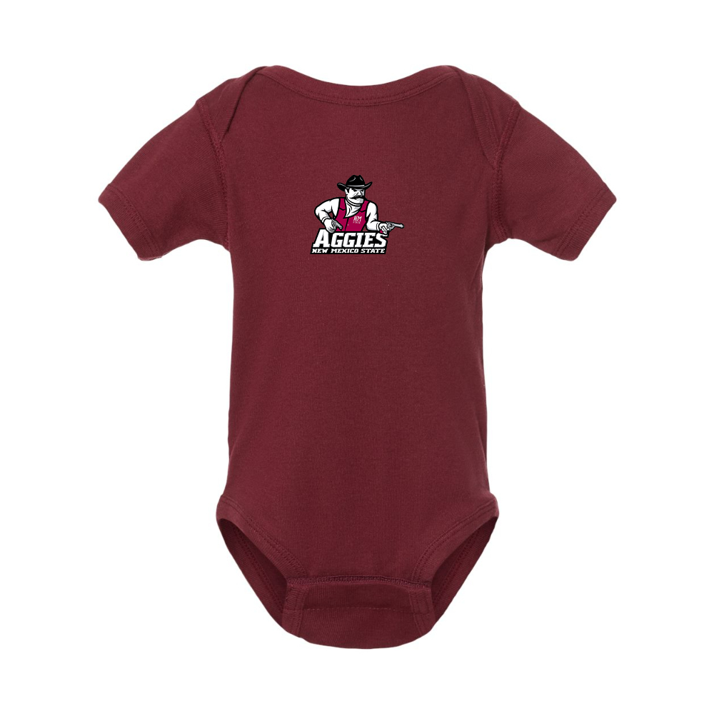 Aggies New Mexico State Logo  Rabbit Skins Infant Baby Rib Bodysuit