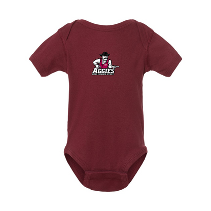 Aggies New Mexico State Logo  Rabbit Skins Infant Baby Rib Bodysuit