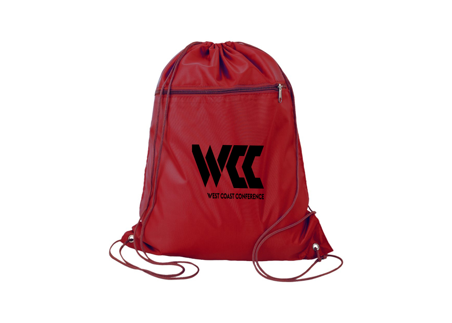 West Coast Conference Q-Tees - Polyester Cinchpack