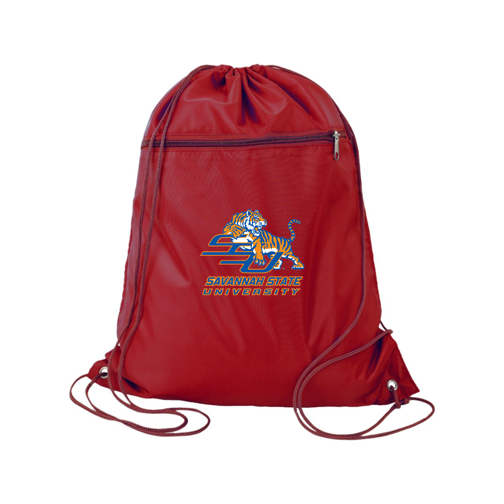Savannah State Tigers Logo Q-Tees - Polyester Cinchpack