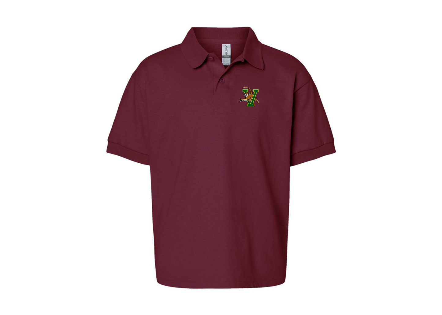 Youth Vermont Catamounts Dry Blend Jersey Polo