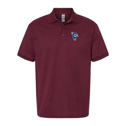 Men's Saint Peters Peacocks Logo Gildan Dry Blend Jersey Polo