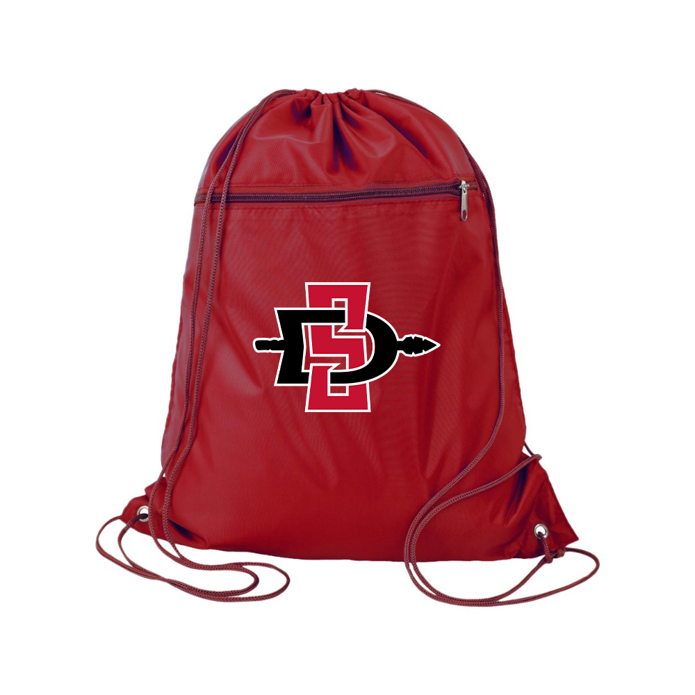 San Diego State Aztecs Logo Q-Tees - Polyester Cinchpack