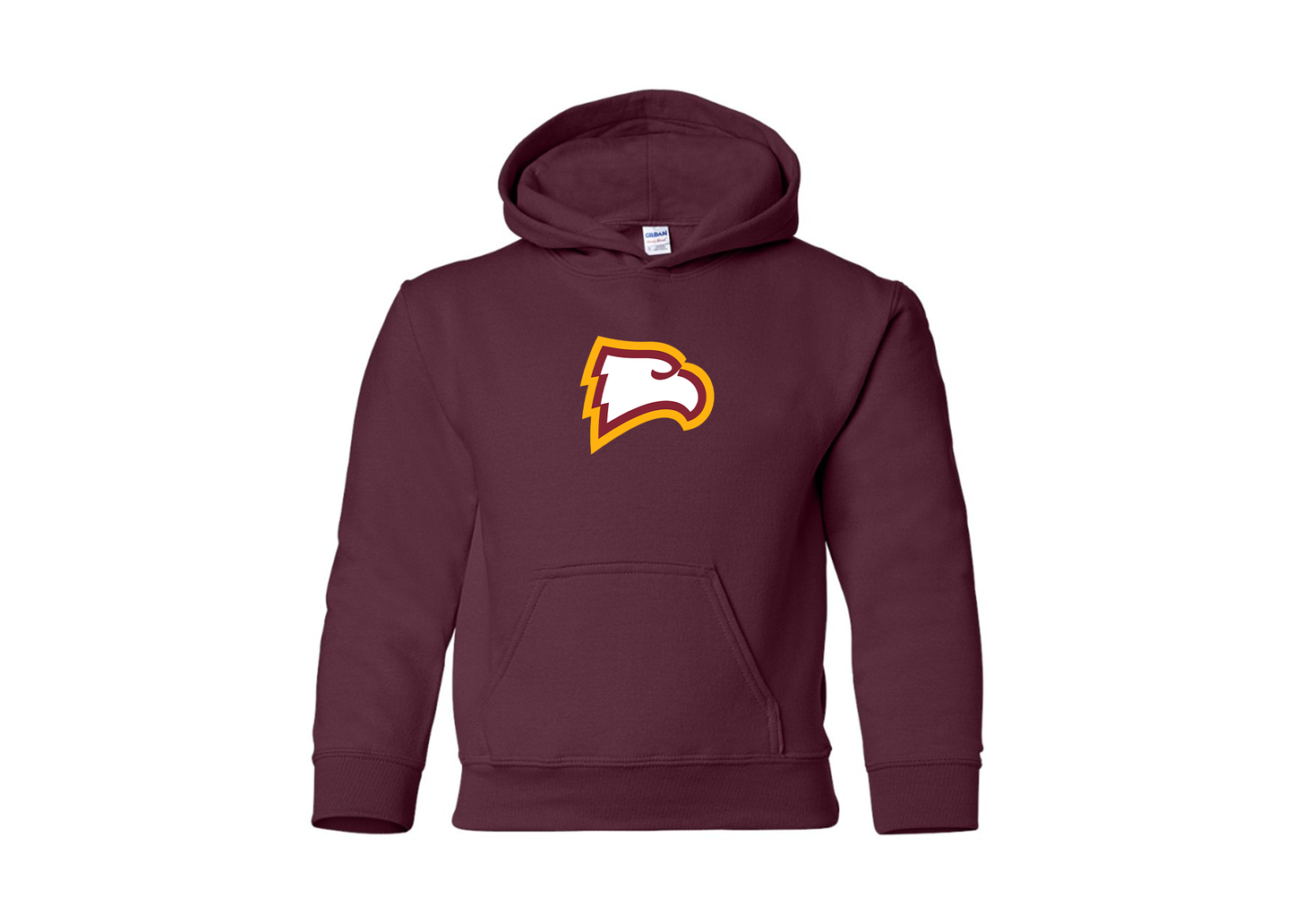 Youth Winthrop Eagles Gildan Heavy Blend  Hooded Sweatshirt