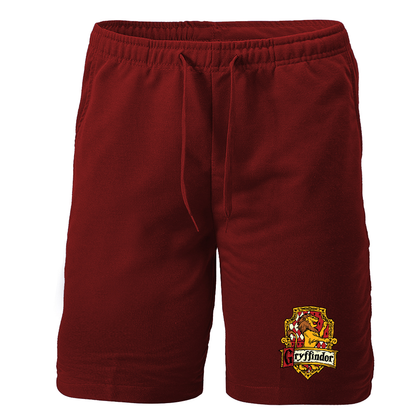 Men's Gryffindor Harry Potter Movie Team Athletic Fleece Shorts