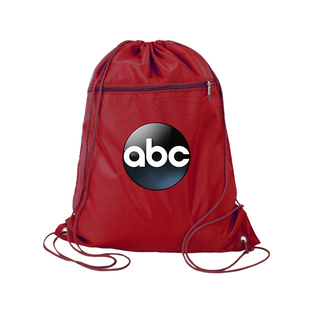Abc Logo Q-Tees - Polyester Cinchpack