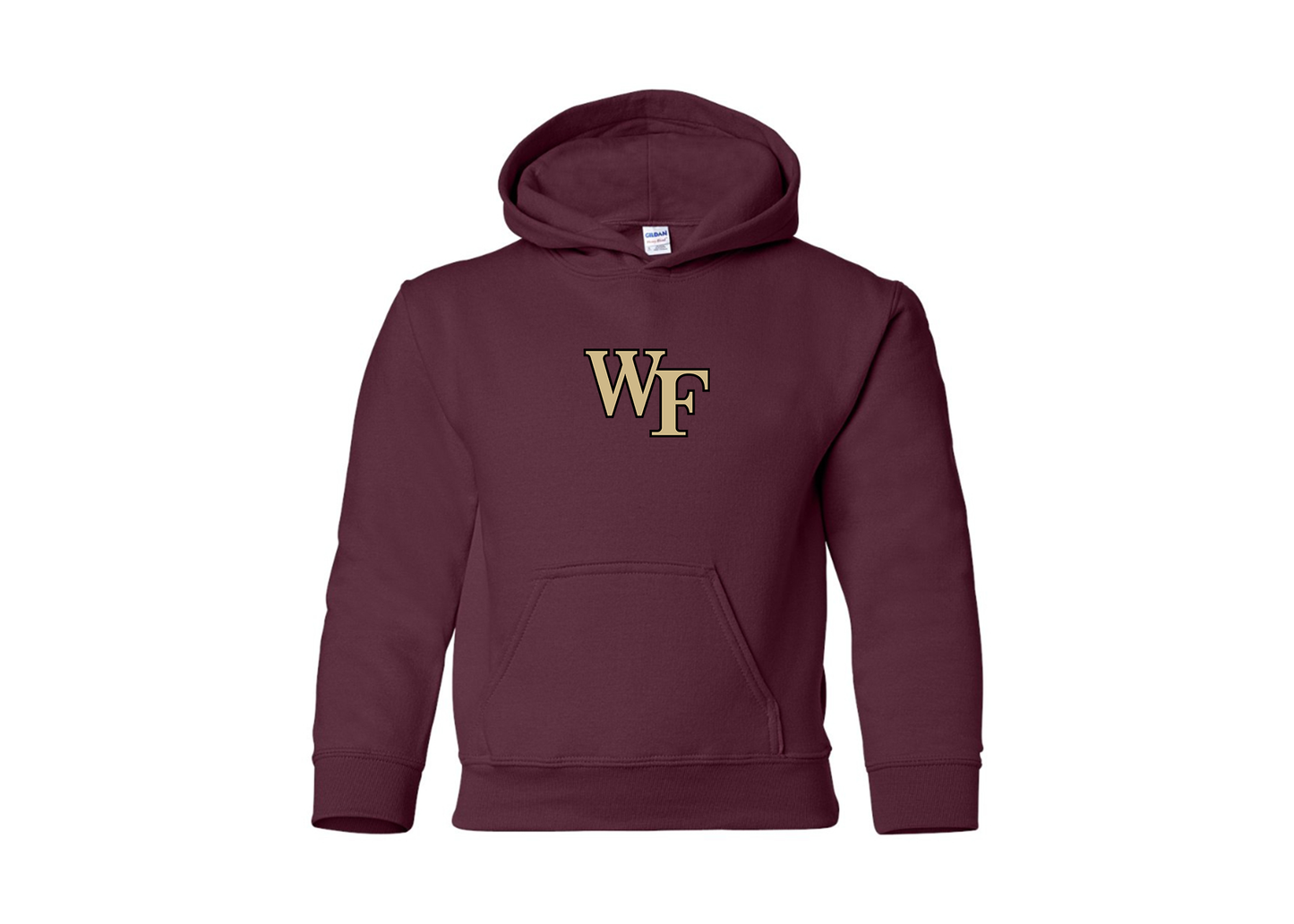 Youth Wake Forest Demon Deacons Gildan Heavy Blend  Hooded Sweatshirt
