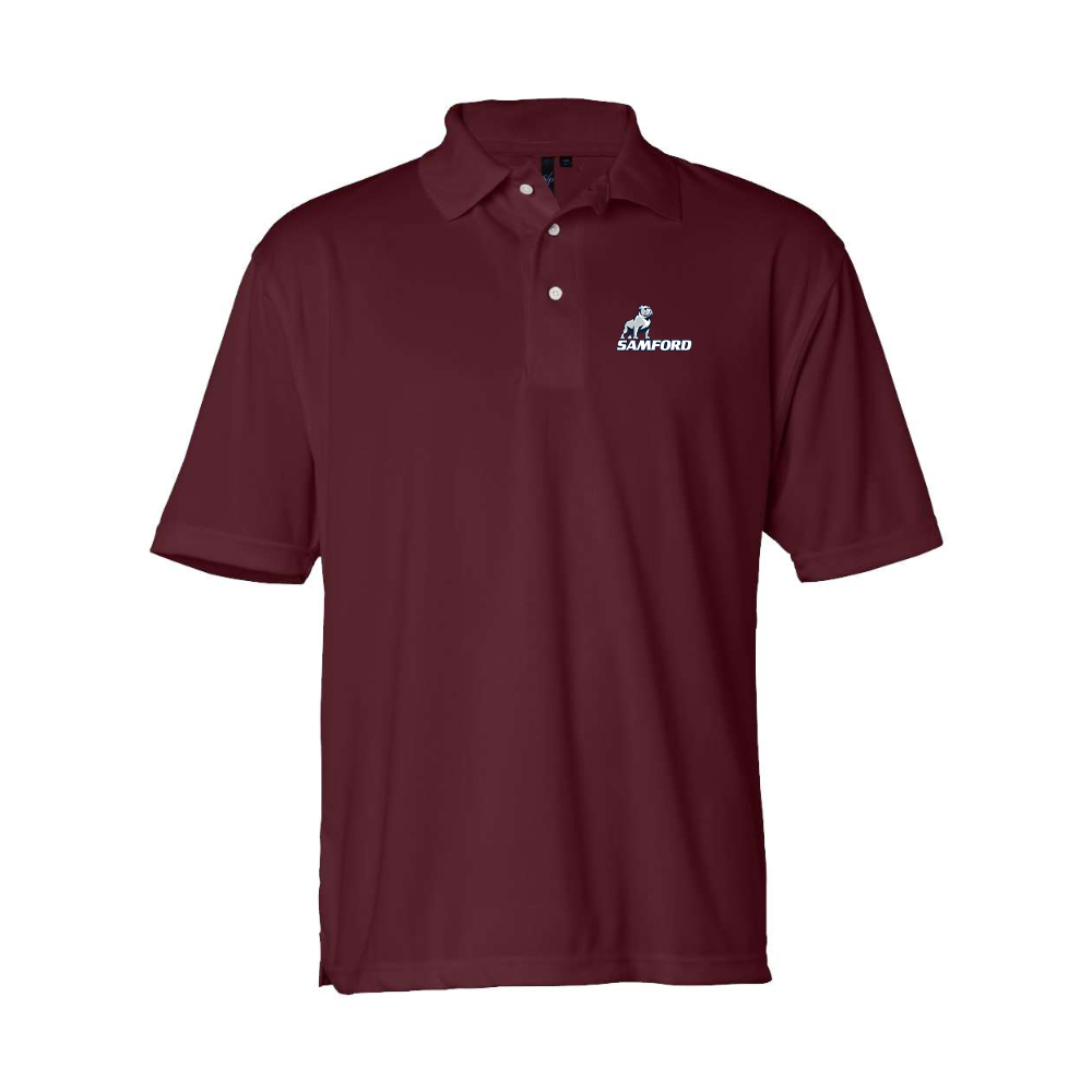 Men's Samford Bulldogs Logo Sierra Pacific Moisture Free Mesh Polo