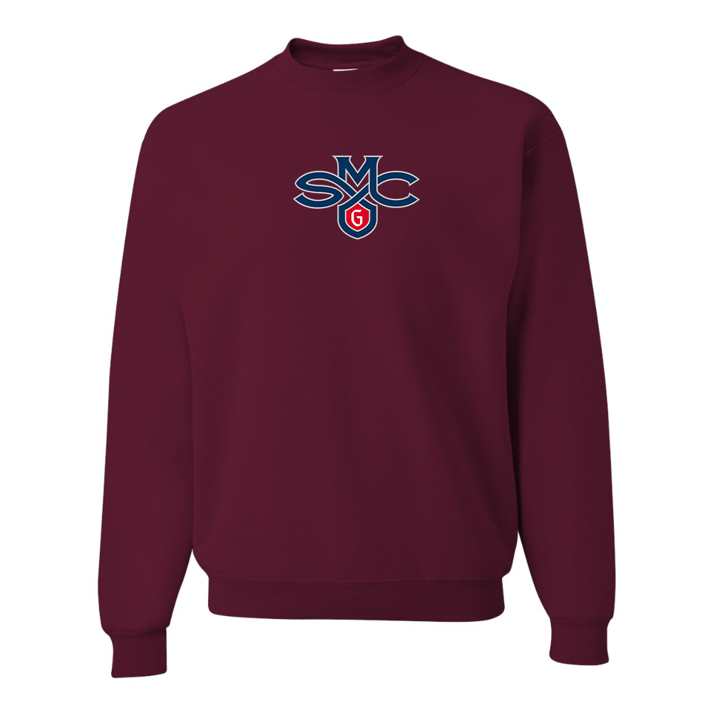 Men's Saint Marys Gaels Logo  JERZEES NuBlend Crewneck Sweatshirt