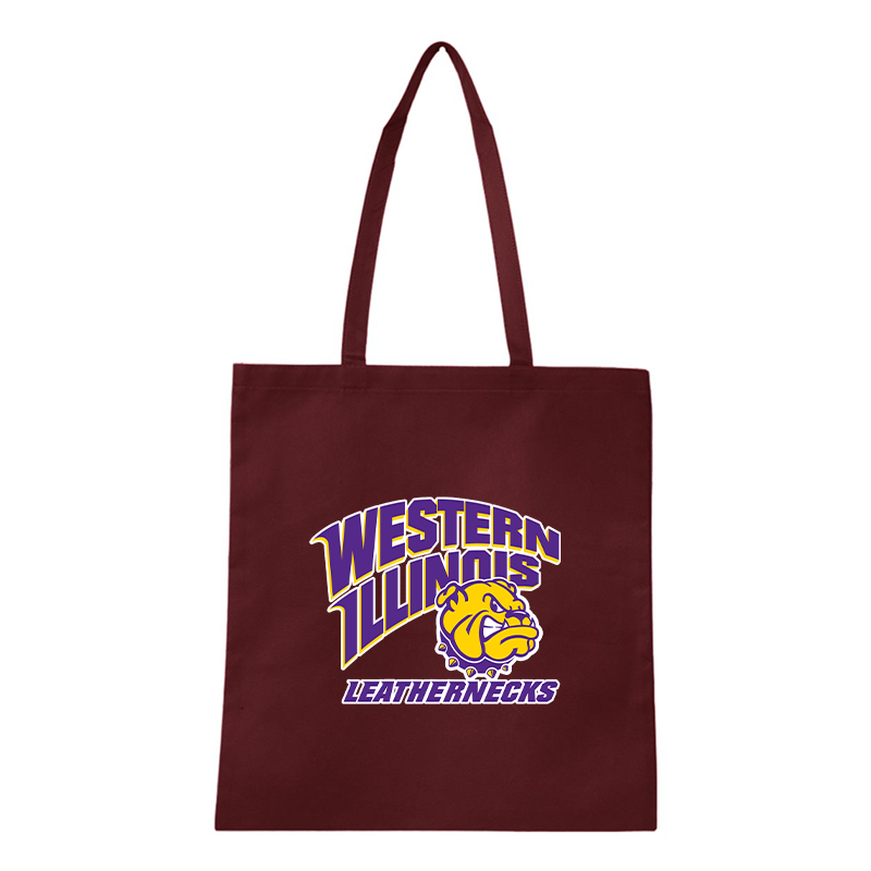 Western Illinois Leathernecks Q-Tees Non-Woven  Tote