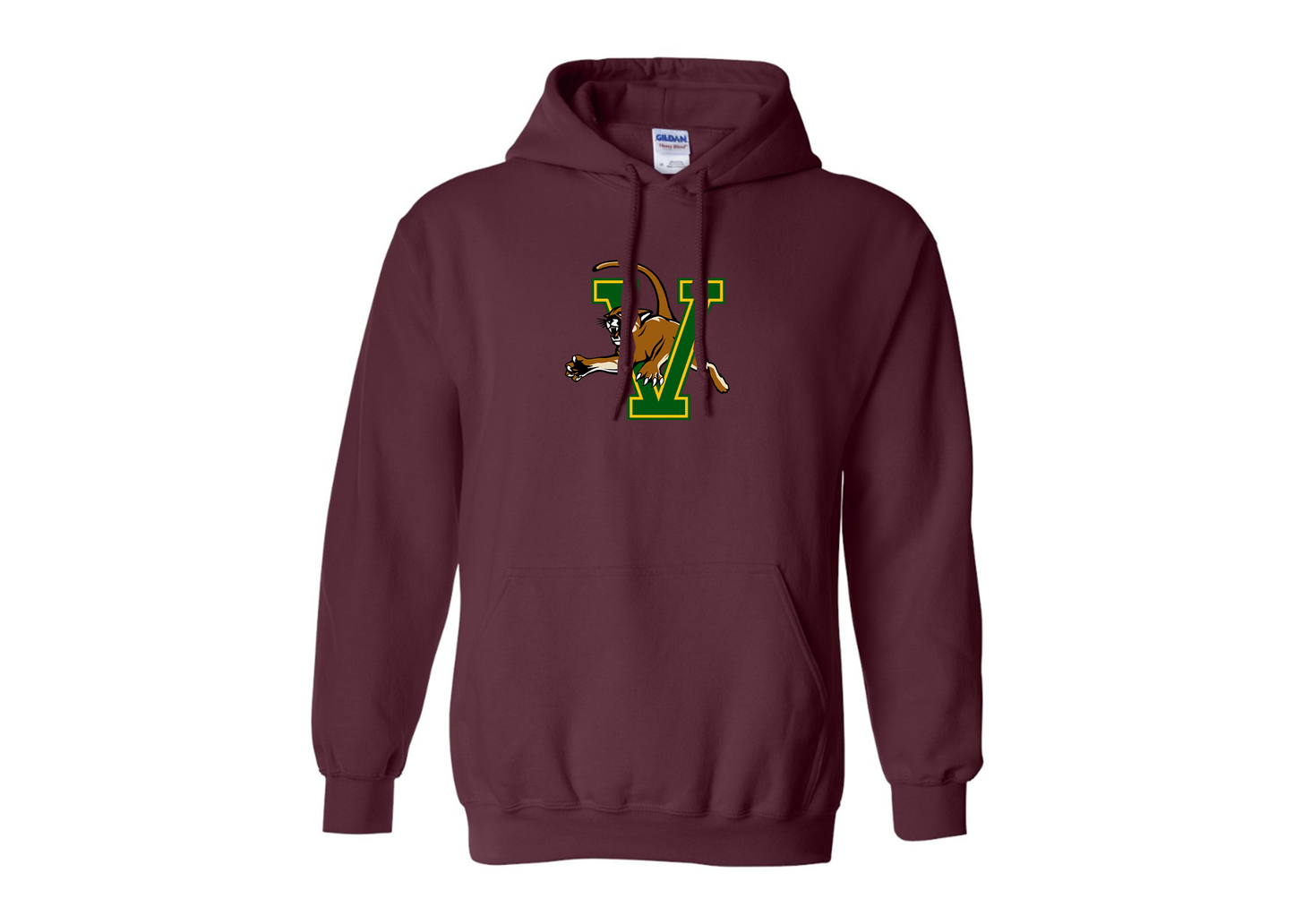 Men's Vermont Catamounts Gildan  Heavy Blend Hooded Sweatshirt