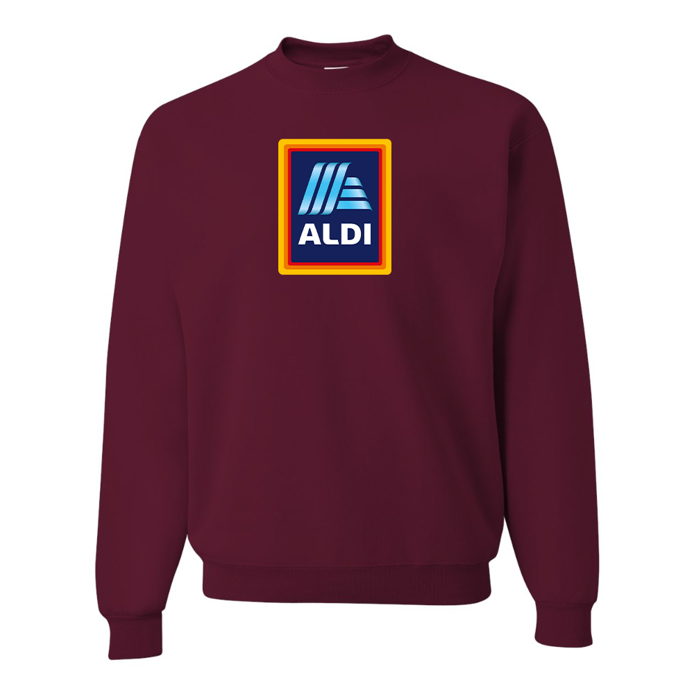 Men's Aldi Logo JERZEES NuBlend Crewneck Sweatshirt