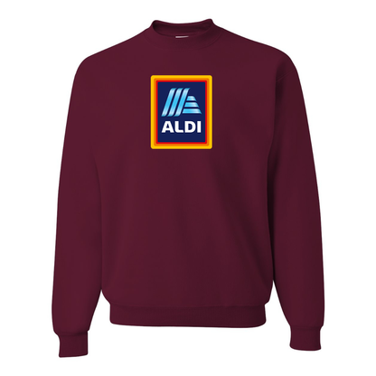 Men's Aldi Logo JERZEES NuBlend Crewneck Sweatshirt