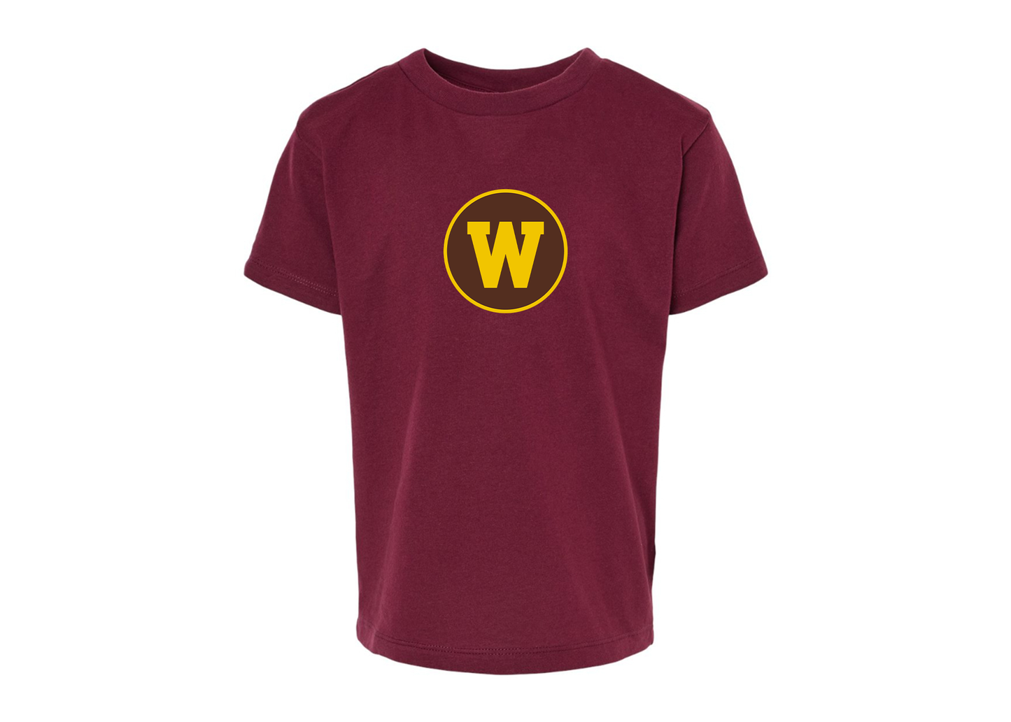 Western Michigan Broncos BELLA  CANVAS Toddler Jersey Tee