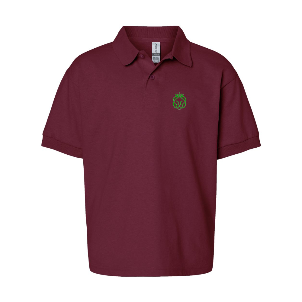 Youth Ahold Delhaize Symbol Gildan Dry Blend Jersey Polo