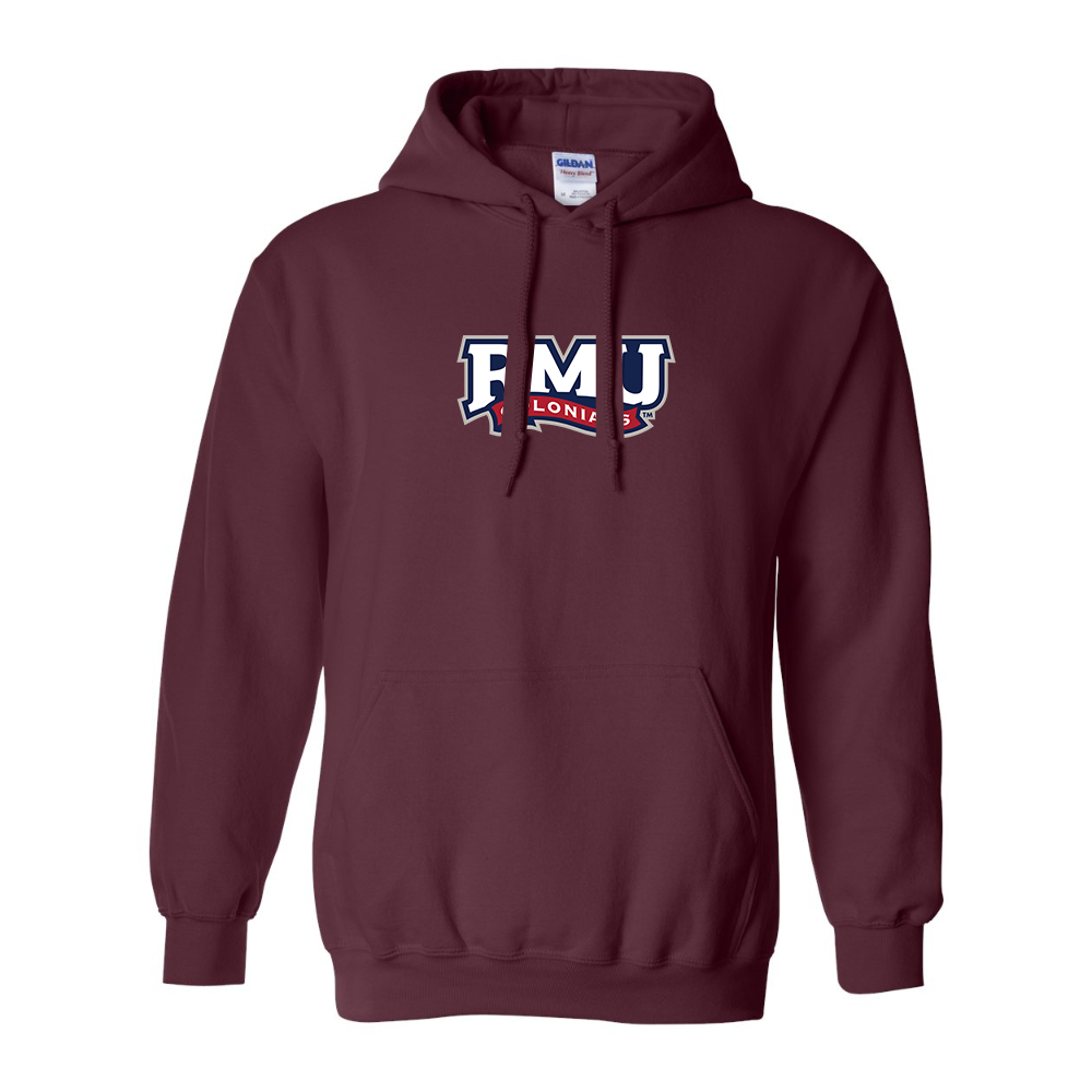 Men's Robert Morris Colonials Logo Gildan  Heavy Blend Hooded Sweatshirt