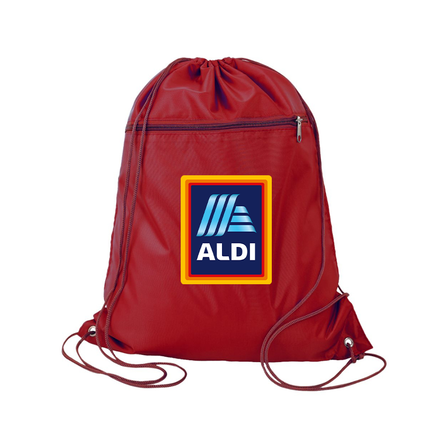 Aldi Logo Q-Tees - Polyester Cinchpack