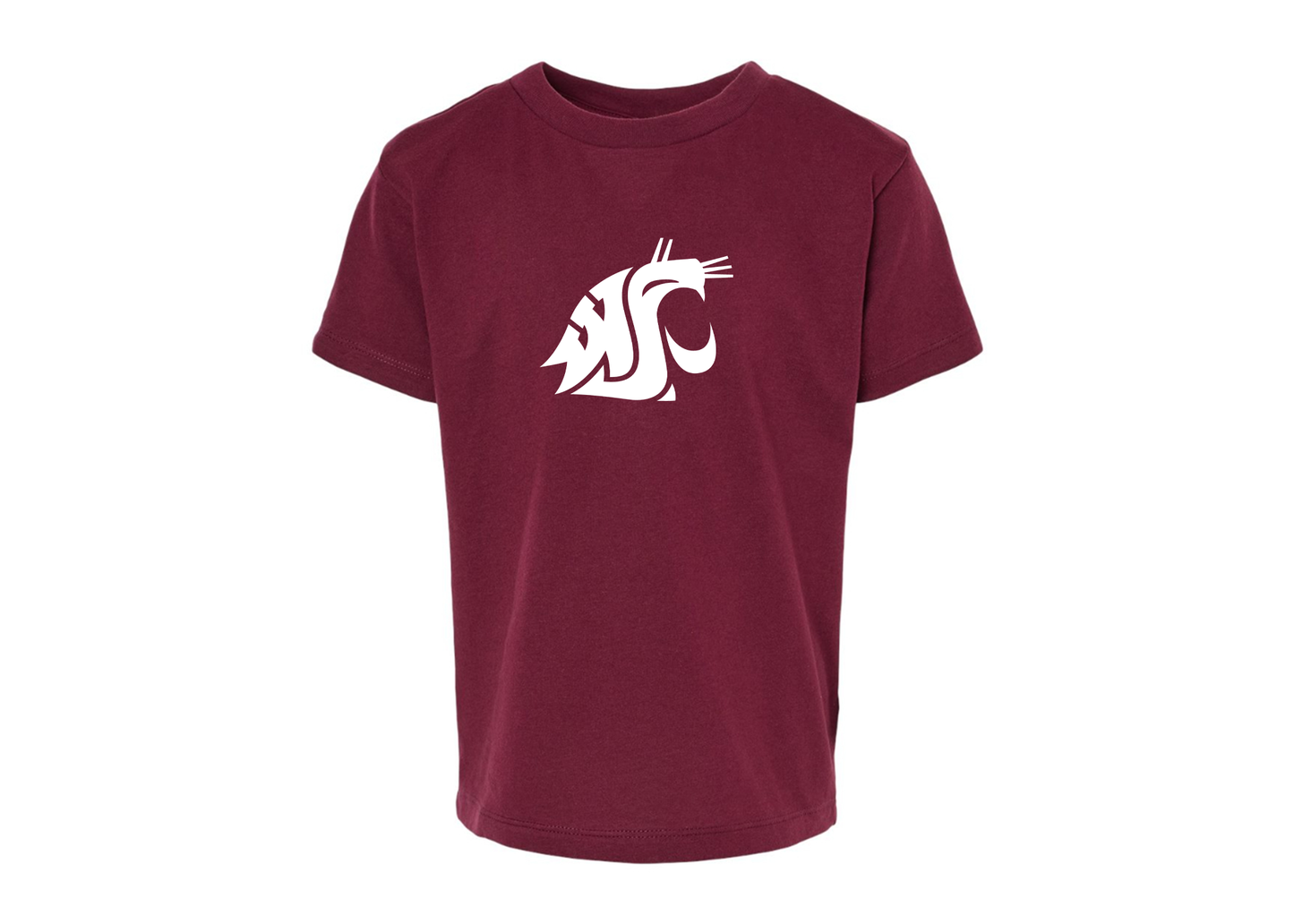 Washington State Cougars BELLA  CANVAS Toddler Jersey Tee