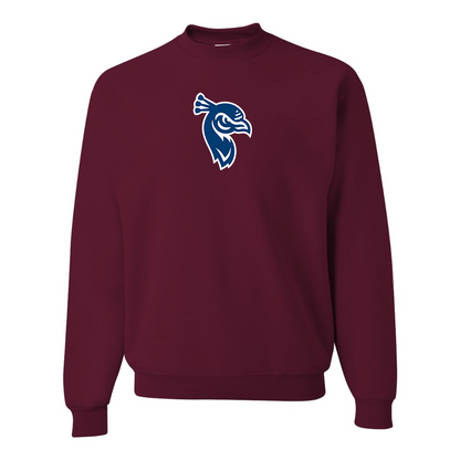 Men's Saint Peters Peacocks Logo JERZEES NuBlend Crewneck Sweatshirt