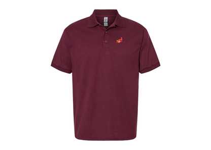 Men's NRJ 12 Logo Gildan Dry Blend Jersey Polo