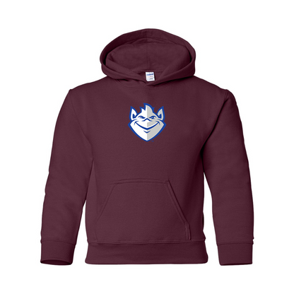 Youth Saint Louis Billikens Logo Gildan Heavy Blend  Hooded Sweatshirt