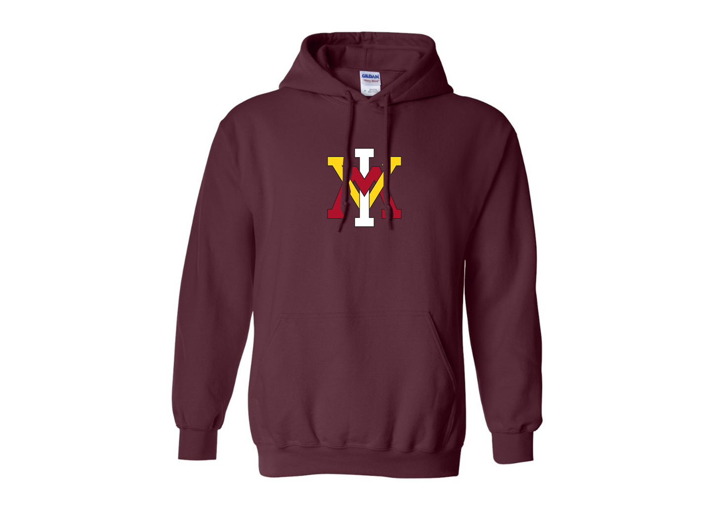 Men's VMI Keydets Gildan  Heavy Blend Hooded Sweatshirt
